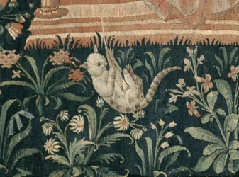 La Vie Seigneuriale: Lezen, Loire Werkplaats, c.1500 (detail)